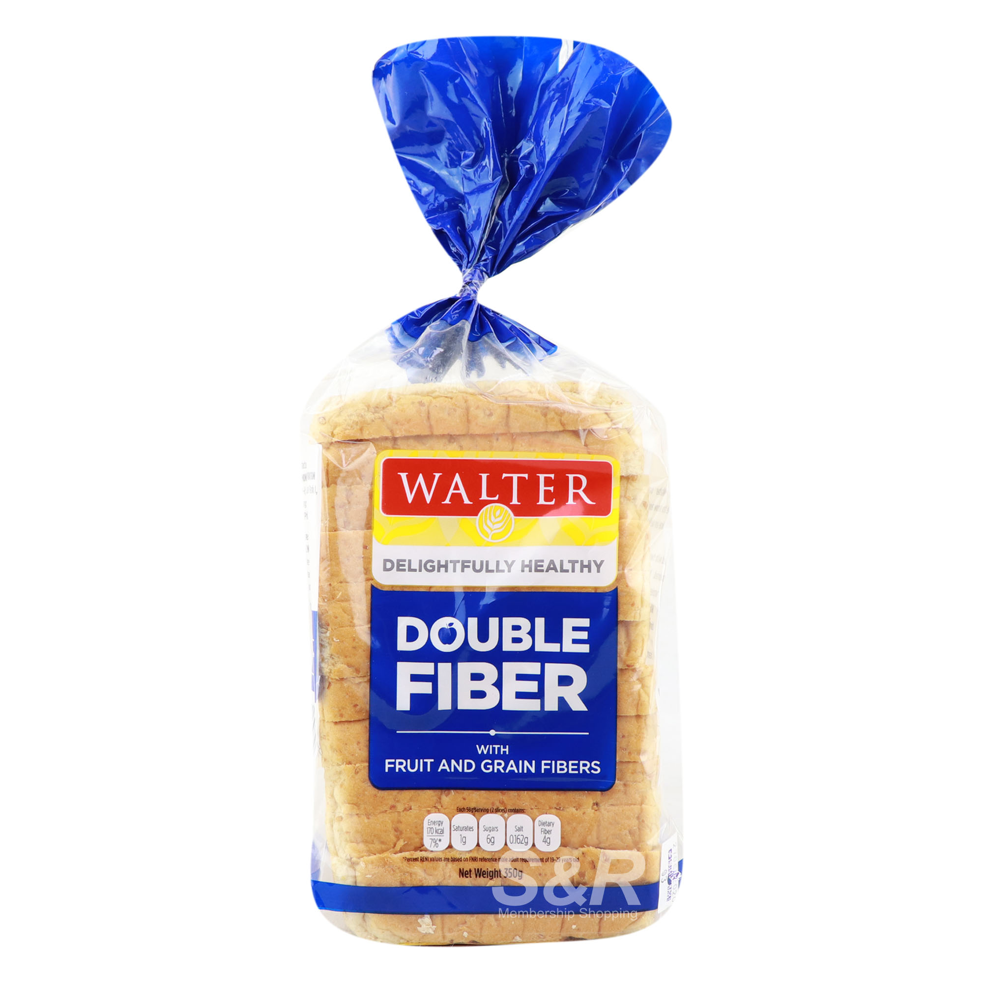 Walter Double Fiber Wheat Bread 350g